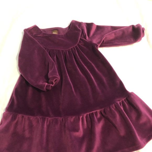 velvet tea dress